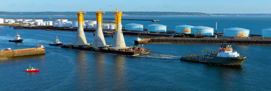 Les fondations gravitaires du parc éolien en mer de Fécamp prennent le large - Direction territoriale du Havre - Publié le1 Août 2022 Vinsenk prod