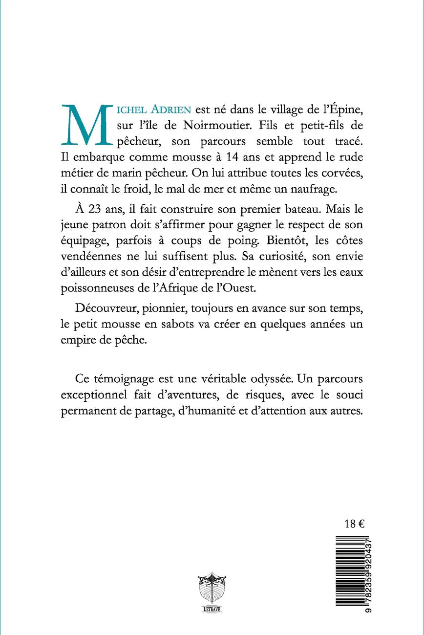 Lappel du large (2017) - Livre de Michel Adrien VinsenK Prod